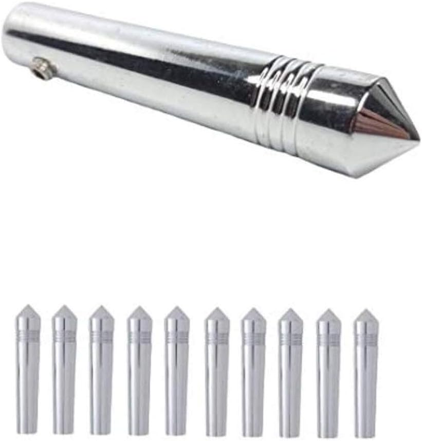 (Set/10) For Peterbilt Toggle Switch Extensions 2-1/4 Long Pointed Chrome Metal - Foto 10