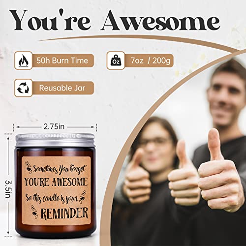 Uokpt Lavender Scented Candle Gifts For Women - Funny Birthday Gift For Best Friends Sister Mom Coworker - Unique Friendship Candles Present For Bff Christmas Bday Mothers Day #TOP4