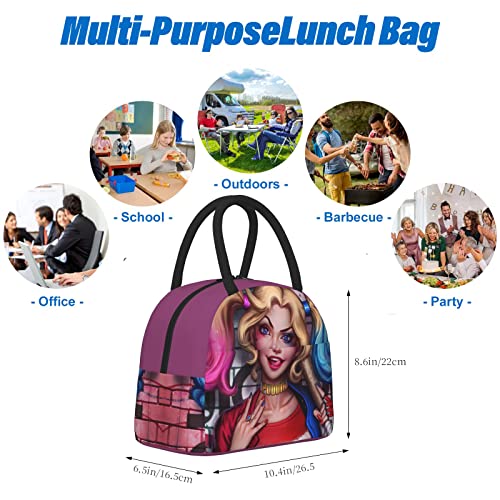 Lunch Bag Comic Womens Insulated Rice Bag Anime Reusable Insulation Refrigerated Large Capacity Portable Tote Bag Ladies #TOP5