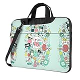 Grand espace de rangement : le compartiment avant à volume élevé de ce sac pour ordinateur portable avec illustration « I Love The 90s » offre de l'espace pour les cordons d'alimentation, les cartes de visite, les appareils USB et d'autres éléments essentiels, tandis que la poche avant pratique vous donne un accès rapide aux petits articles