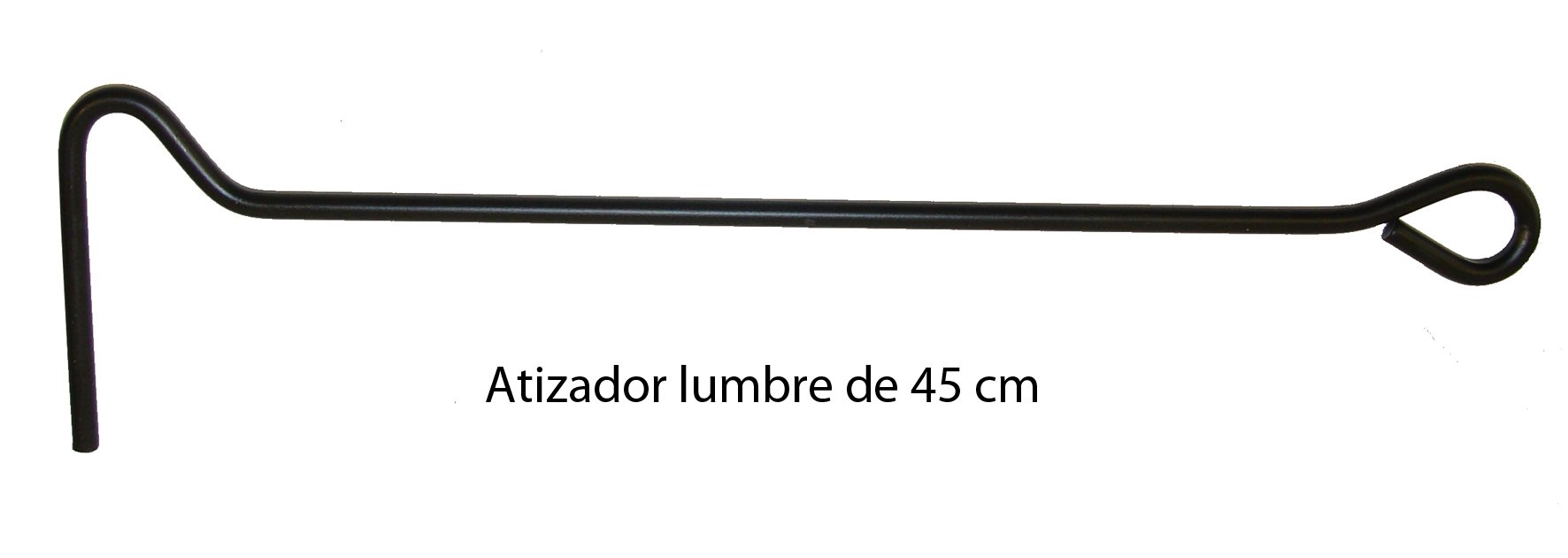 Imex El Zorro – Juego Chimenea 5 Piezas | 70 cm | Hierro Forjado con Acabado Negro Mate | Incluye Atizador, Tenaza, Pala, Escobilla y Soporte | Ideal para Chimeneas de Interior