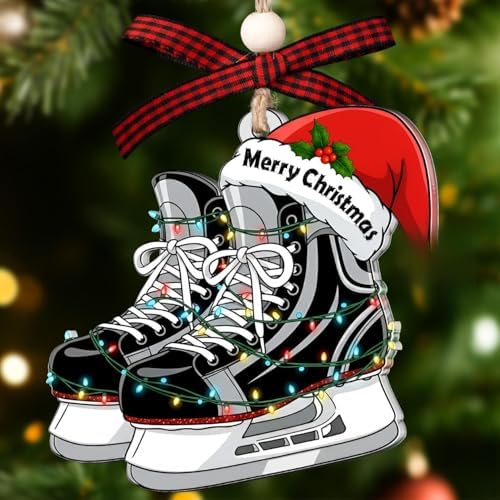 Hockey Ornament - Ice Hockey Ornaments for Christmas Tree for Pla...