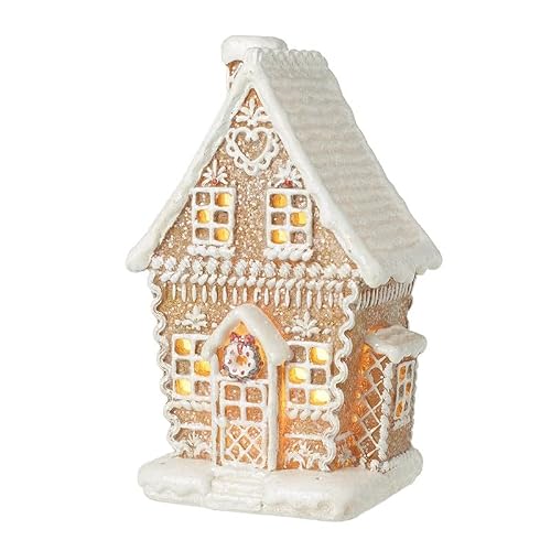 Heaven Sends Sand Decorated Gingerbread House 21 Centimetre Tabletop Decoration