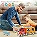 Nicmore Carrier Truck Toddler Toys Car: Transport Toy for 1 2 3 4 Year Old Boys Girls 18 Month 5-in-1 Kid Playset Gifts for Preschool Birthday Christmas
