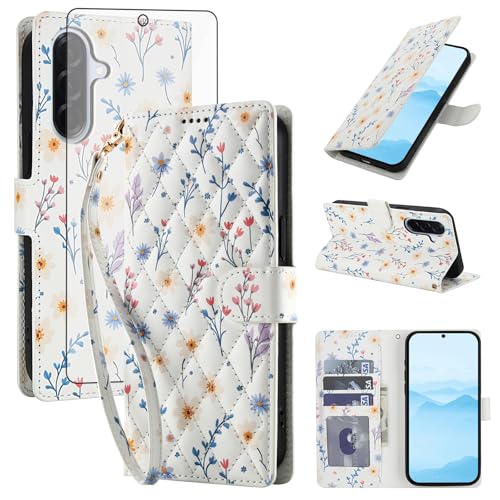 Protection Samsung Galaxy A36 5G rabat portefeuille avec verre trempé