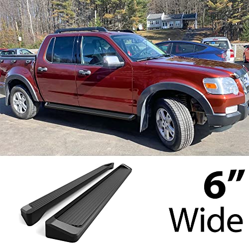 Estribos HD Ridez 6" Negro para Ford Explorer Sport Trac miniatura 2