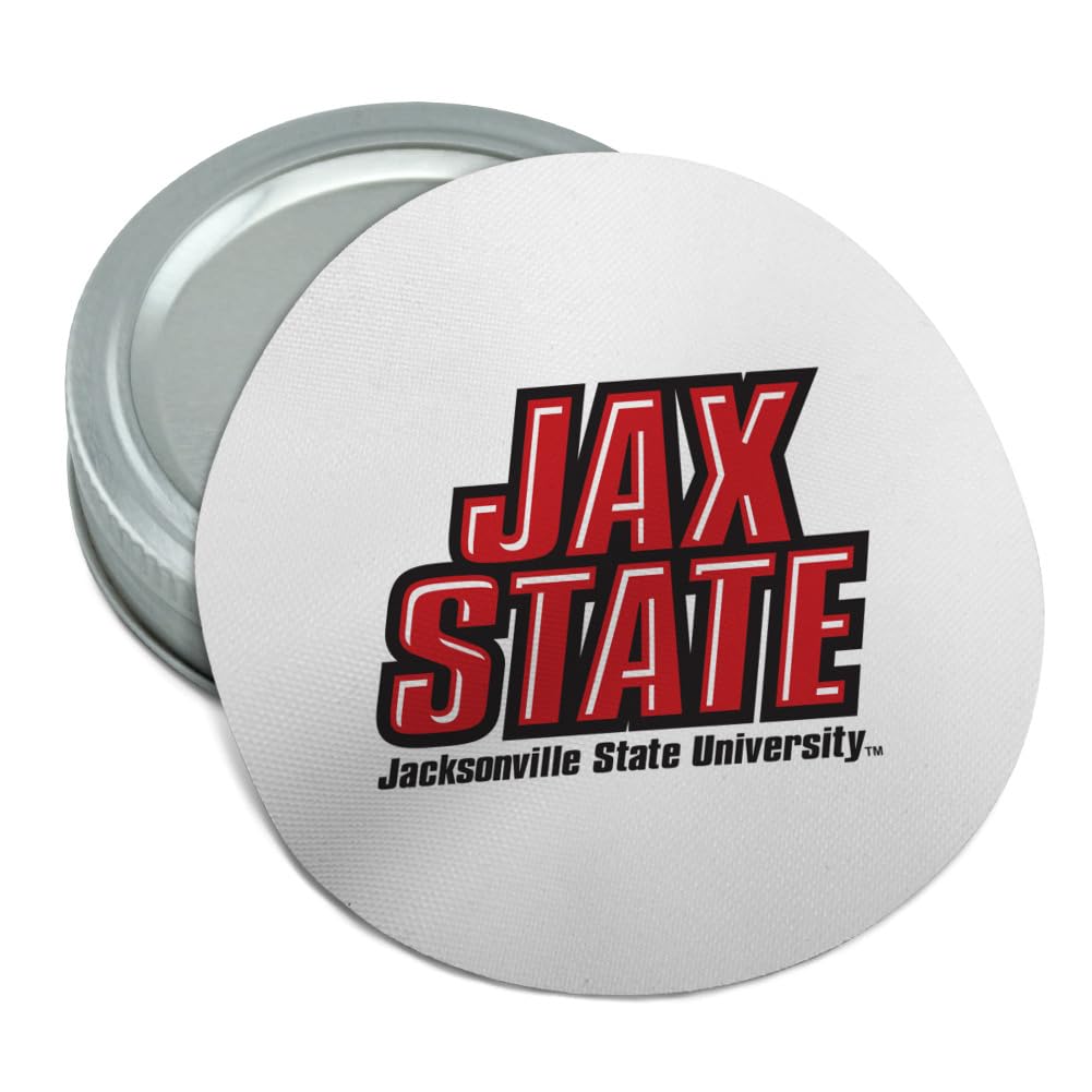 Graphics & More Jacksonville State University Primary Logo Round Rubber Non-Slip Jar Gripper Lid Opener