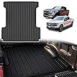 Truck Bed Mat for 2015-2026 Ford F150 (5.5ft,67.1in) & 2022-2026 F-150 Lightning Accessories TPE All Weather Protection Heavy Duty Pickup Car Bed Cargo mat