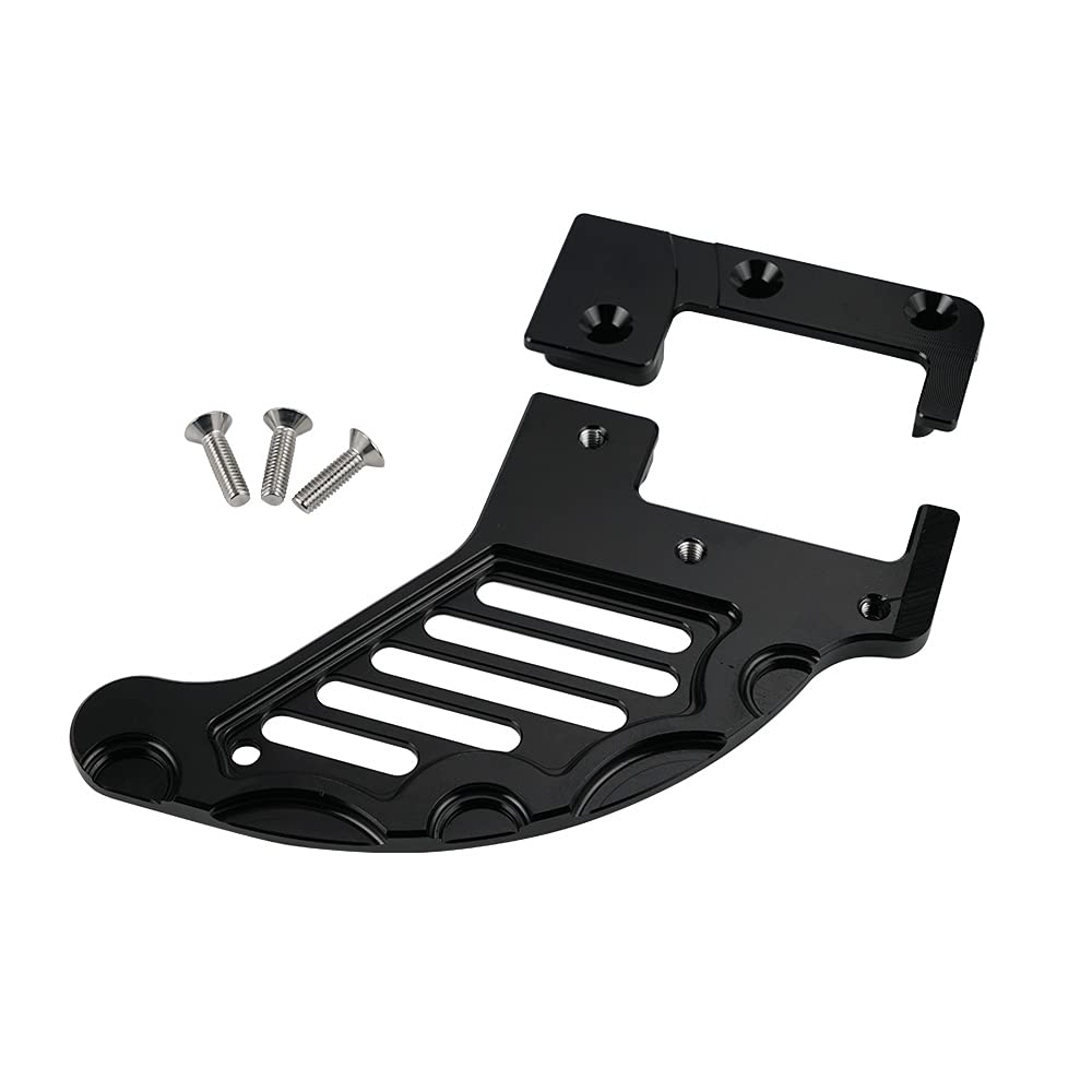 NICECNC Protection de disque de frein arrière noir | Compatible avec Husqvarna 125-501 TC/FC/TE/FE modèles 2014-2017 FC250/350/450 2019-2021. Voir compatibilité