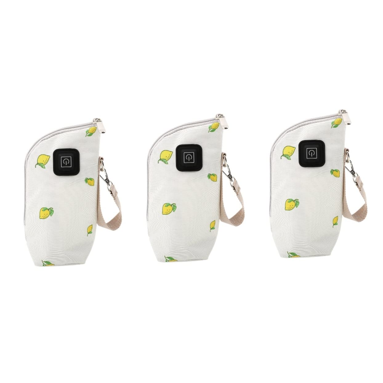 ibasenice 3juegos Calentador De Biberón Portátil Usb Funda Térmica Para Mantener Caliente Leche Materna Para Viajes Coche y Uso Nocturno