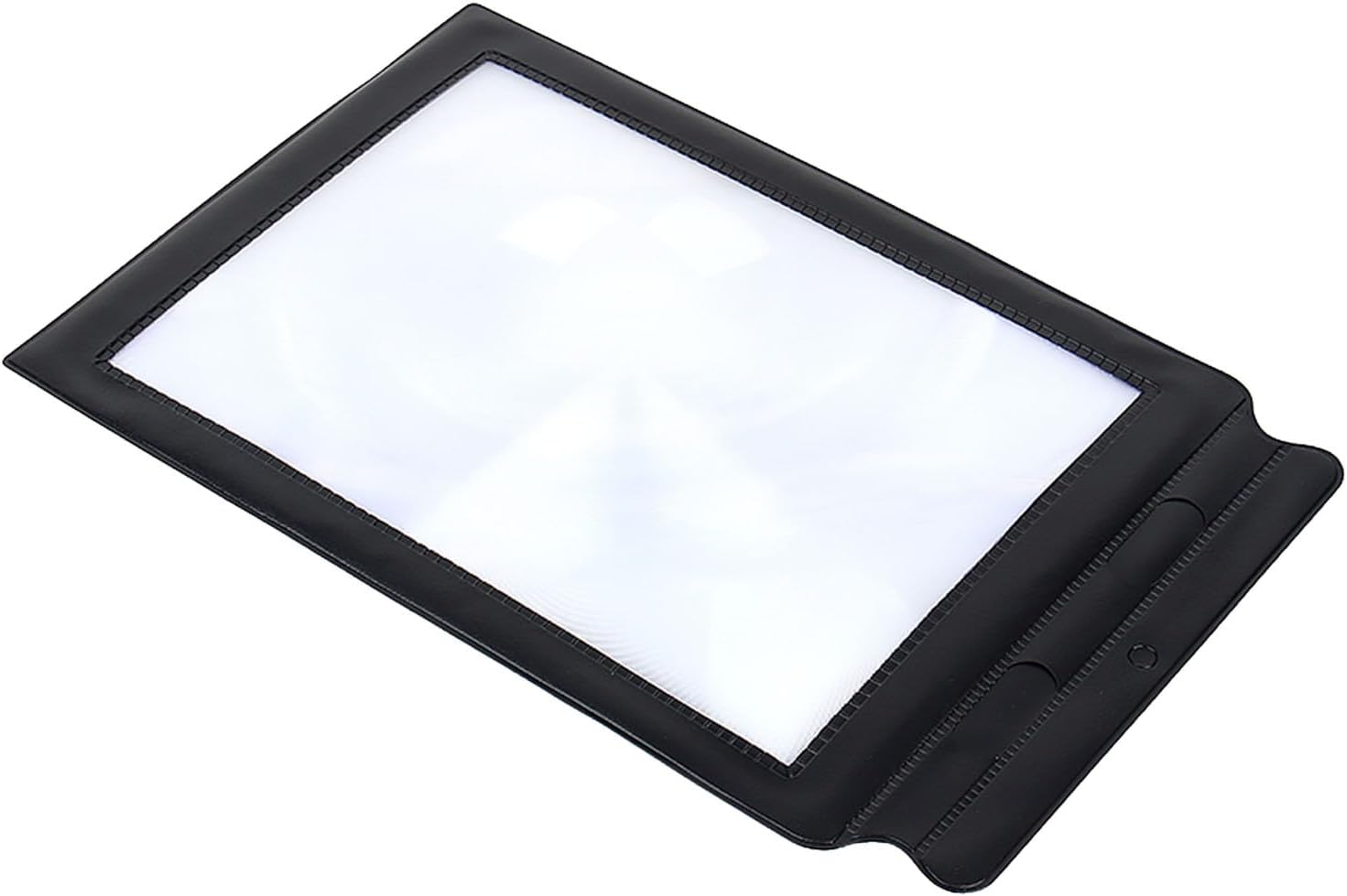 SIXRUN A4 Full Page 3x Magnifier Sheet, Large Magnifying Glass with PVC Lens for Reading Books Maps Phone Numbers