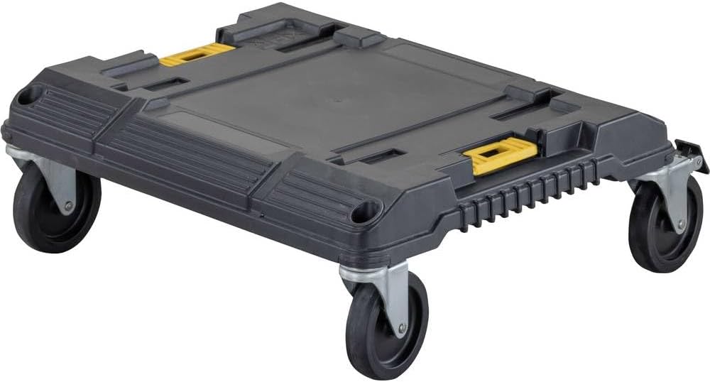 TSTAK Carrier Base – Heavy-Duty Mobile Platform for TSTAK Tool Storage System – Durable Construction, Smooth Rolling Wheels, and Secure Locking for Easy Transport