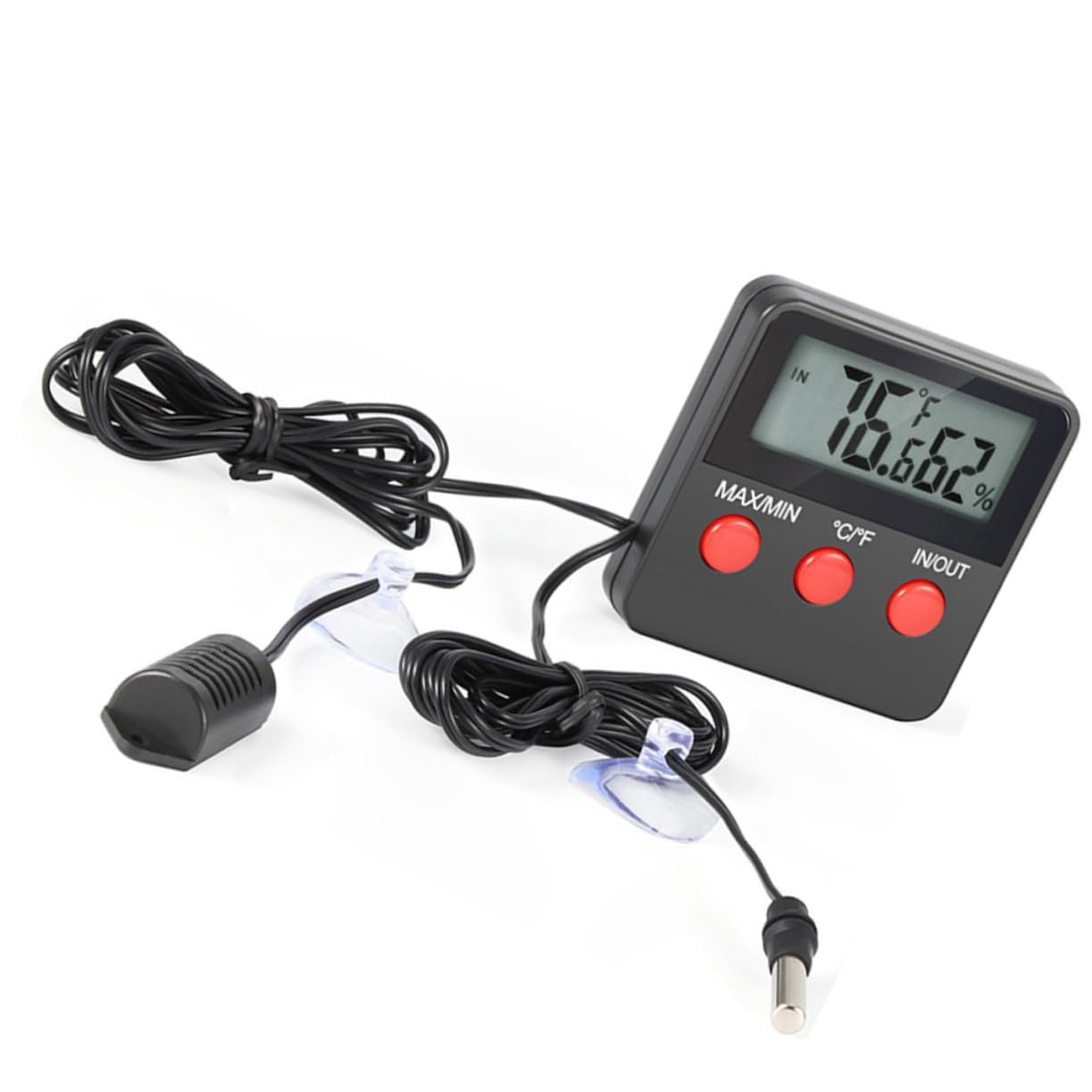 ARTIBETTER 2st Temperatur- Und Feuchtigkeitsmesser Hygrometer Digitales Thermometer Digitaler Feuchtigkeitsmesser Temperaturmesser