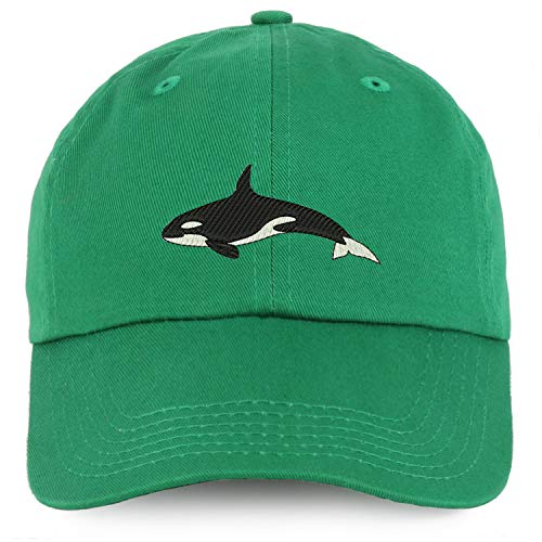 Trendy Apparel Shop Youth Orca Killer Whale Unstructured Cotton Baseball Cap