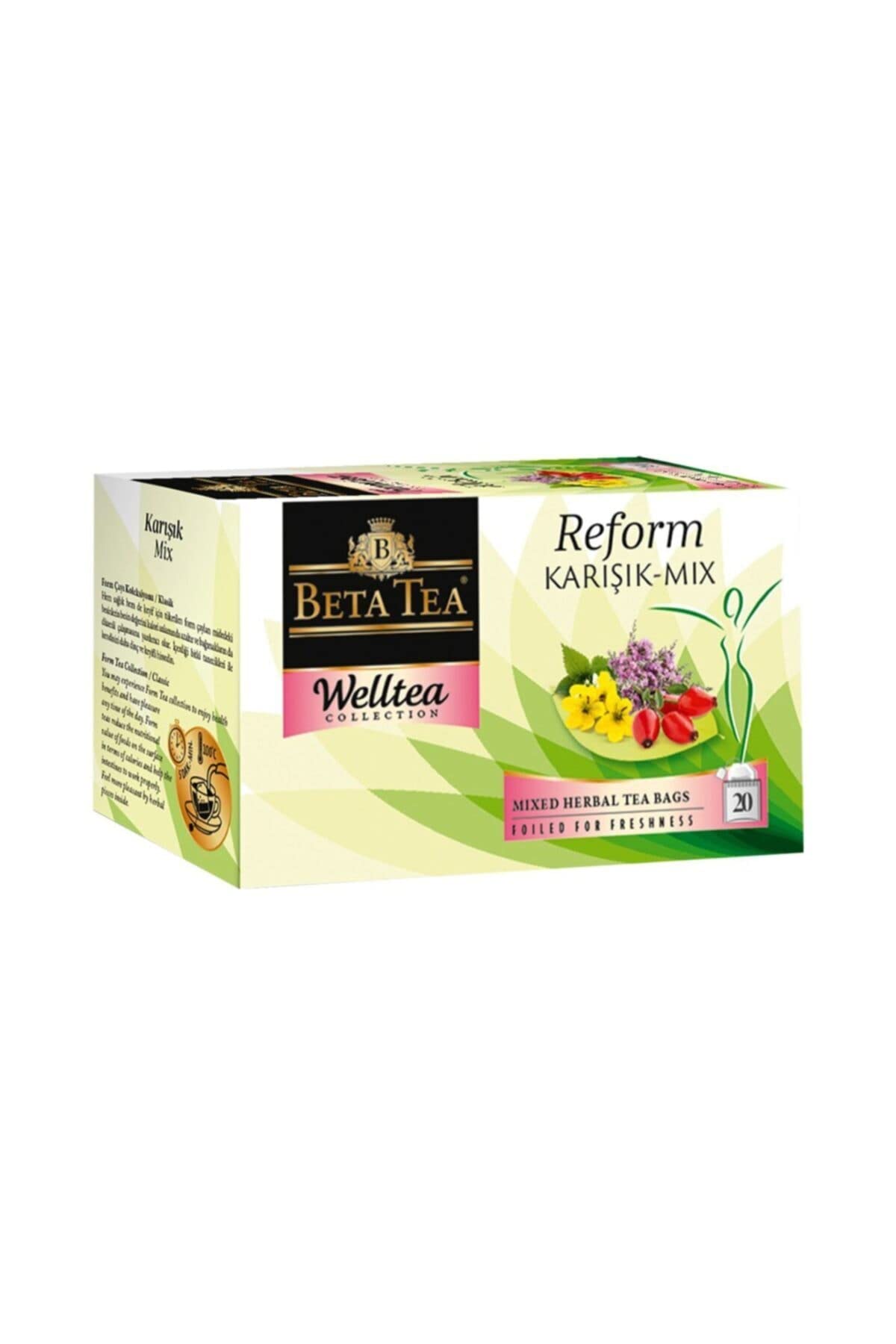 Beta-Beta Form Karışık Çay 20x2 Gr - Welltea Reform Collection