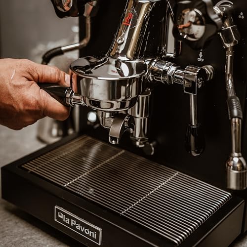 La Pavoni LPSCCB01EU Semi-Professional Coffee Machine, Stainless Steel, Matte Black
