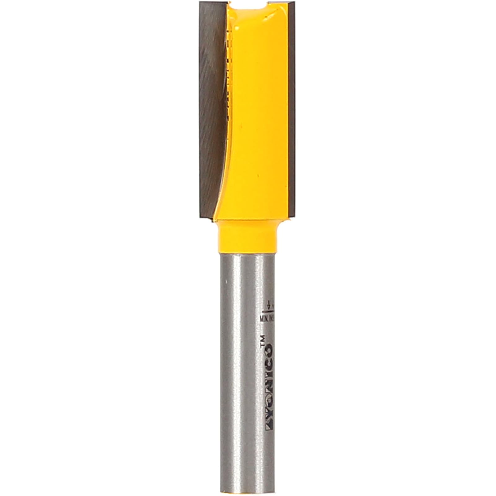 Yonico Straight Router Bits 7/16-Inch Diameter X 1-Inch Height 1/4-Inch ...