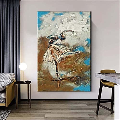 Affiches ballet abstrait moderne idee cadeau deco pour salon et chambre fille