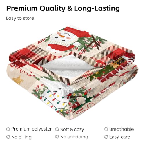 Image of Christmas Throw Blanket, for Mom Grandma Sister Dad, 50 inchx60 inch