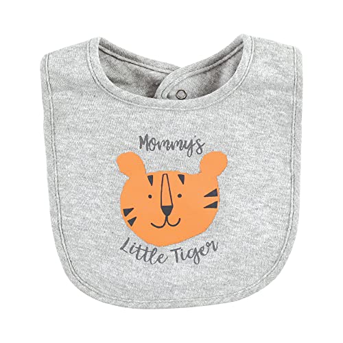 Image of Hudson Baby Unisex Baby Cotton Bibs, Alphabet Animals, One Size