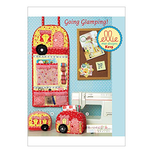 Image of KWIK-SEW PATTERNS K0219 Vintage Trailer Pin Cushion, Storage Box & Organizer, One Size