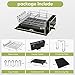 MAJALiS Dish Drying Rack with Drainboard Set, Large Dish Drainers for Kitchen Counter, Rust-Proof Drying Rack with Utensil Holder and Dryer Mat, Kitchen Dish Strainer Rack (Grey - One Tier)