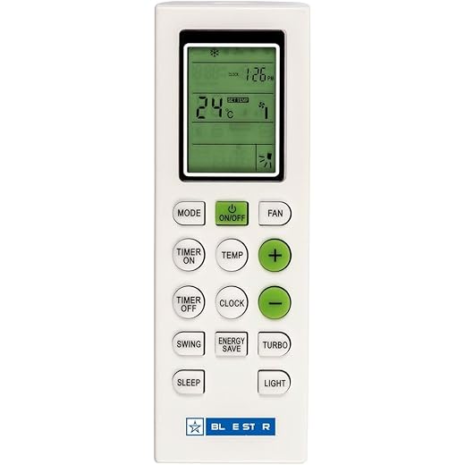 5 Year Warranty Remote Compatible for Blue Star Split/Window