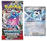 Pokémon TCG Booster Pack & Ultra Rare Card Bundle | Includes EX, V, VMAX, or VSTAR Cards | Perfect Pokemon Gift Bundle | 100% Authentic Pokémon Cards + TitanCards® Toploader - Image 2