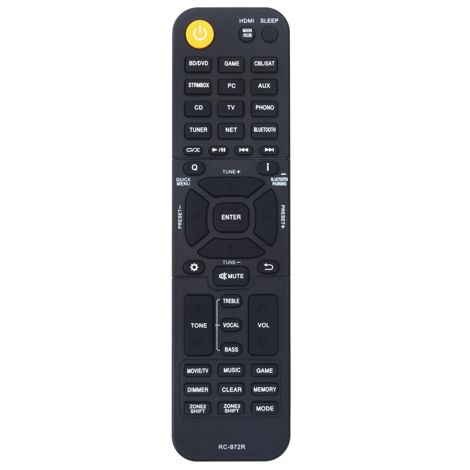 Amazon.com: RC-972R Replacement Audio Remote Control Compatible