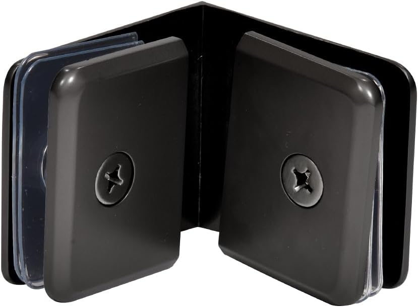 C.R. Laurence BGC900RB CRL Oil Rubbed Bronze Beveled Style 90 Degree Glass-to-Glass Clamp