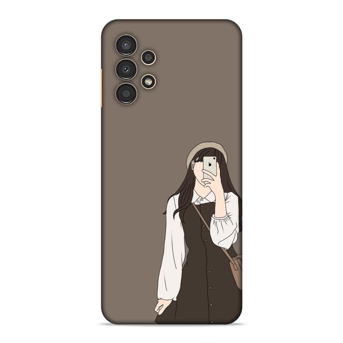 Print Galiara| 3D Designer HardCase Cover for Samsung Galaxy A13 | Girl with Smartphone | (B0B37MP6CL) Amazon Price History, Amazon Price Tracker