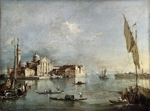 Tableau Venise Francesco Guardi impression sur toile decoration maison 60x90cm