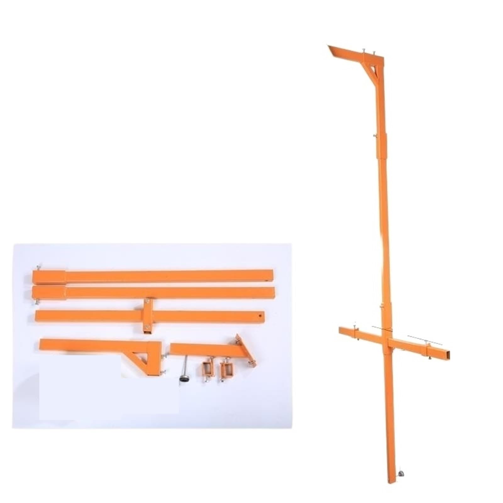 Mshgsku Only 3Ph Shelf Portable Manual Winch Hoist With Bracket For Air Conditioner Installation
