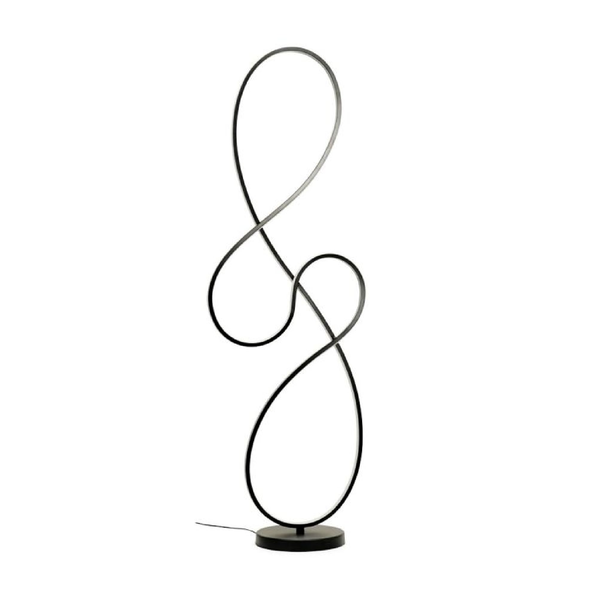 ValueLights | Matt Black Swirl Floor Lamp | Floor Lamps & Torchieres, Home Décor & Improvement Essential