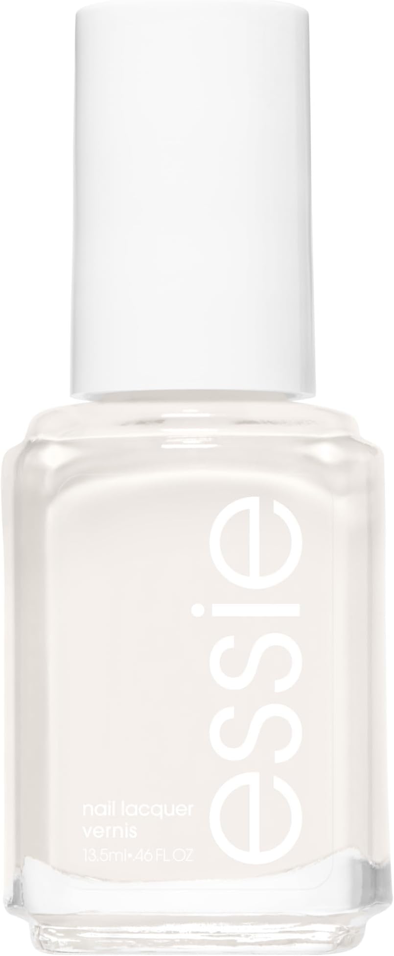 essie Salon-Quality Nail Polish, 8-Free Vegan, Ivory, Tuck It In My Tux, 0.46 fl oz