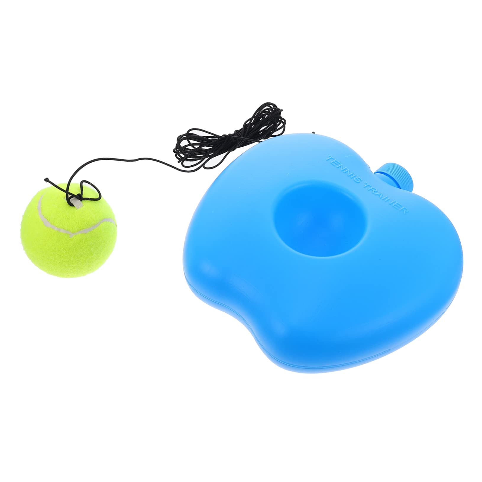 Mikikit 1 Set Tennis Trainer Tennis Practice Tennis Learning Tool Equipment Tennis Training Rebound Ball Tennis Machine Tennis Single Trainer Self Tennis Training Tool Plastic Blue