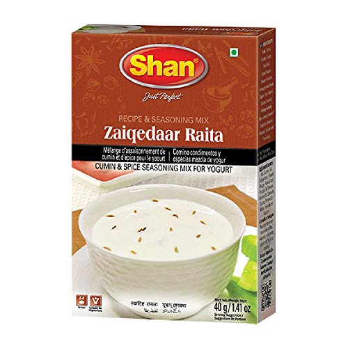 Shan Zaiqedaar Raita Recipe and Seasoning Mix 1.41 oz (40g)