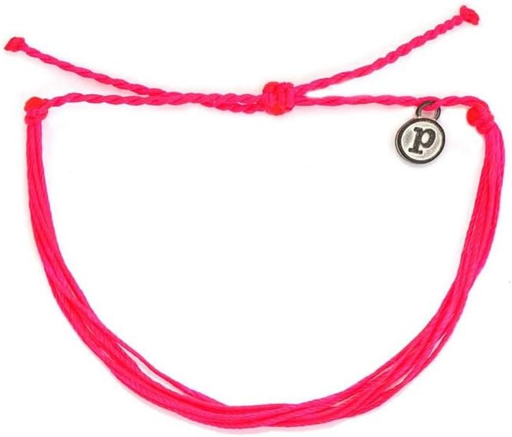 Pura Vida Jewelry Bracelets Solid Bracelet - 100% Waterproof and Handmade w/Coated Charm