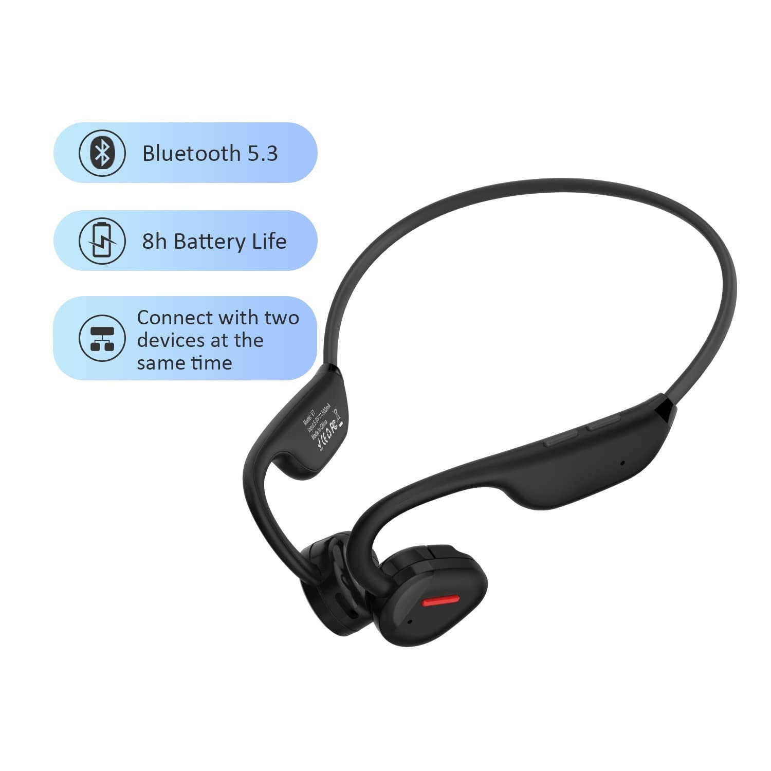 Amazon.co.jp: 骨伝導ヘッドホン 集音器 ワイヤレスイヤホン 180