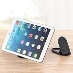 4PCS Universal Cell Phone Holder,Ellipse Portable Adjustable Pocket-Sized Phone Holder Tablet Stand, All Mobile Phone, Smartphone, Bed Desk Accessories(Black+White)