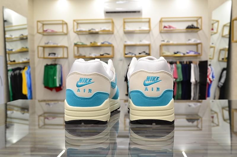 Nike Air Max 1 Women's Shoes (DZ2628-107, White/Phantom/Coconut Milk/Dusty Cactus) Size 104