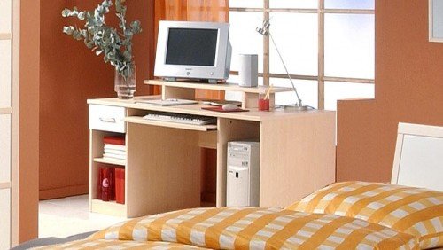 Wimex 353238 Hoch-/Kindebett, Holz, alpinweiß, 204 x 98 x 127 cm