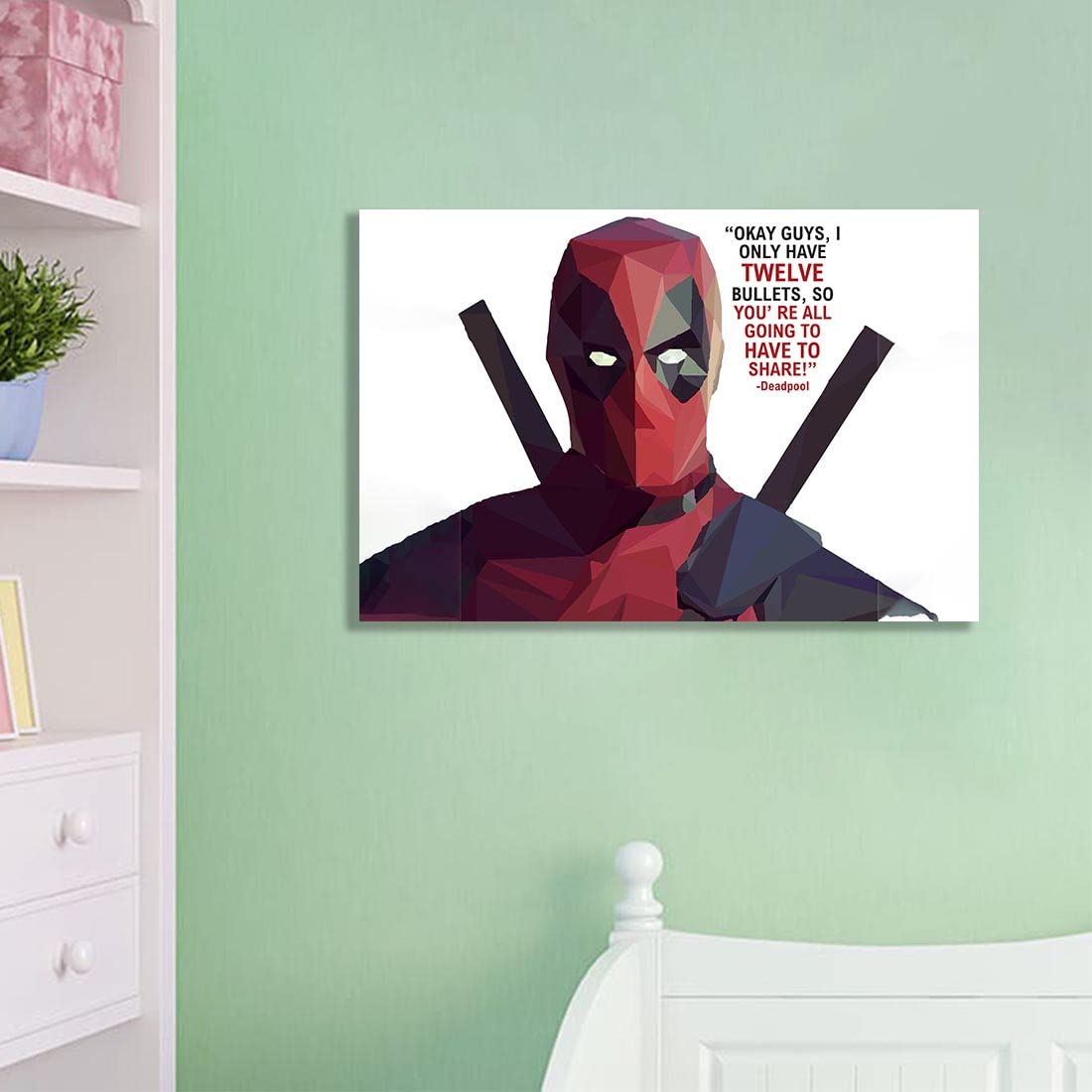 Super Hero Wall Poster for Kids Room - 18x12 Inches -3