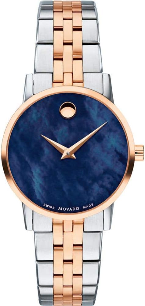 MovadoWomens Quartz Watch, Analog Display and Stainless Steel Strap - 0607268