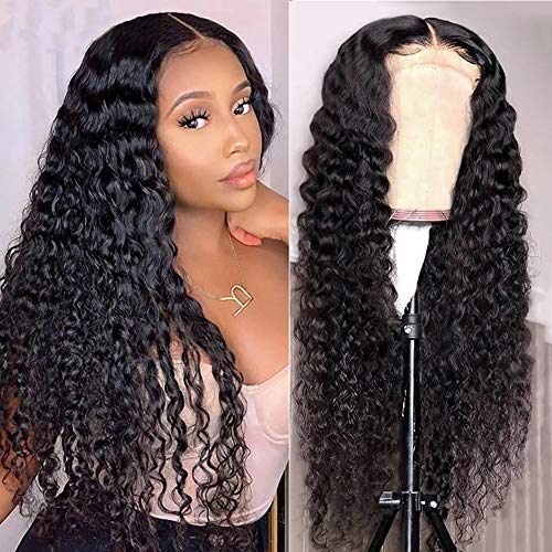4x4 Lace Closure Wigs Curly wigs for black women Brazilian Virgin Human Hair Wigs for Black Women Glueless curly lace front wigs Pre Plucked With Baby Hair
