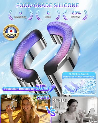 Image of 2026 Upgraded Contact Lens Applicator Tool【3-Step Easy Wear】【3.0 Precision Alloy & Natural Silicone】 0 Shift, Ultra-Smooth Lens Insertion Removal Kit for Home Travel Use (Black)