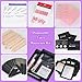 Disposable Nail Supplies Kits,Professional Manicure Press On Nail Tool Kit With Nail File,Adhesive Tabs,Nail Glue,Sticks, Prep Pads,Bags,Cards for Nail Business(Black-140pcs20set)