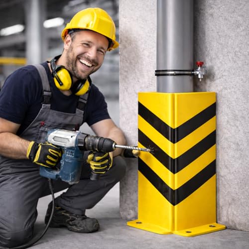 Protection d'angle de rangement en acier pour structures hautes