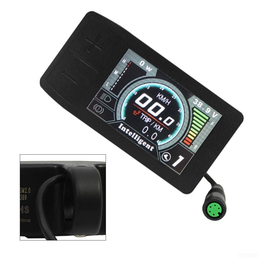 Display LCD per bici elettrica, schermo a colori con codici di errore, resistente al freddo 20C, compatibile con kit motore BBS03