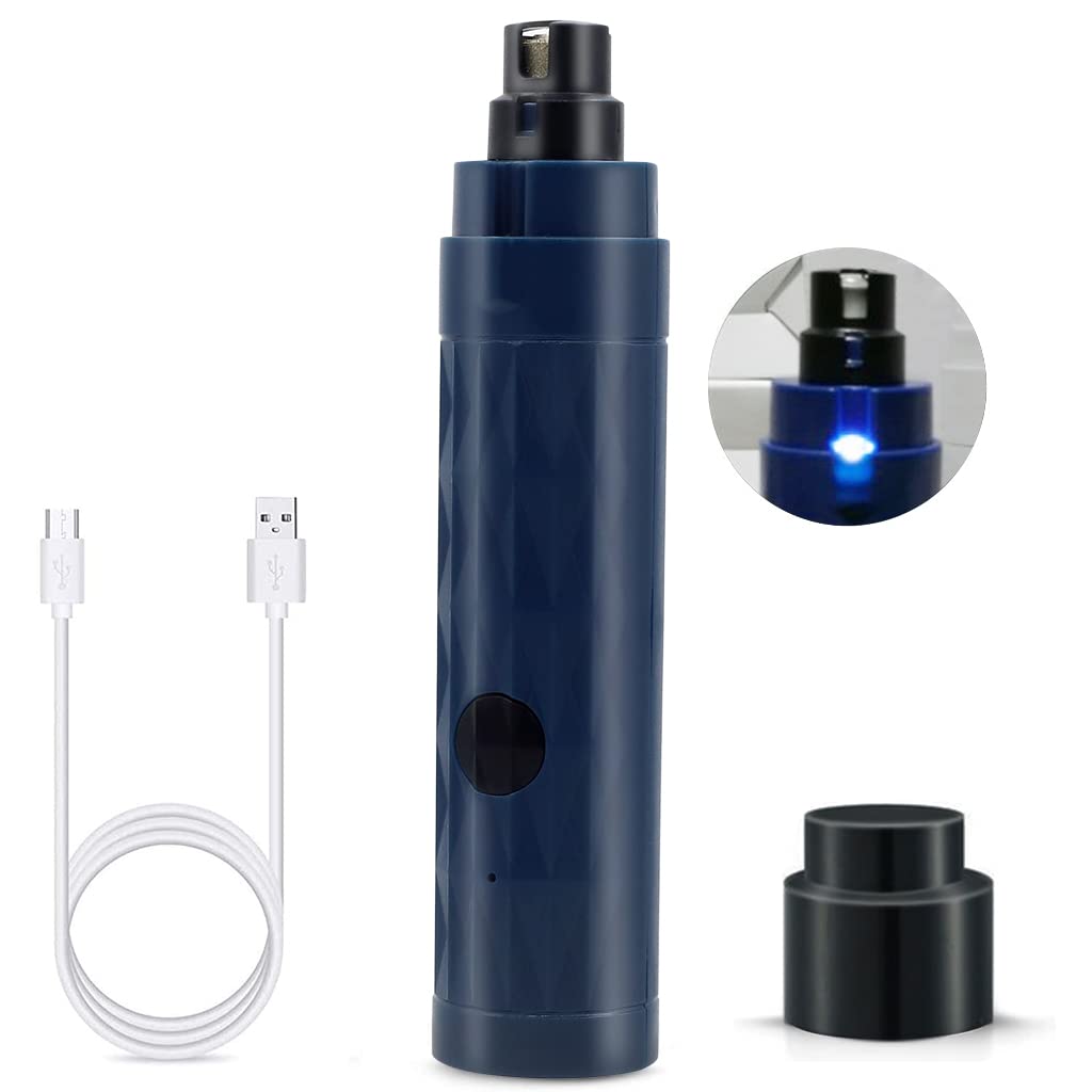 Qpets® Electric Dog Nail Trimmer with LED for Pet Nail Grinder Rechargable Pet Nail Trimmer, 2 Adjustable Speed Nail Trimmer Grinder for Dogs Cats (B0BQWJW75C) Amazon Price History, Amazon Price Tracker